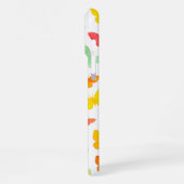 線の優雅さ：蝶シルエット iPhoneケース (左側面)