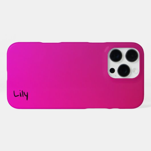線の優雅さ:蝶シルエット iPhoneケース (裏面横)