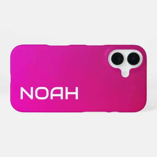 線の優雅さ:蝶シルエット iPhone 16ケース (裏面横)