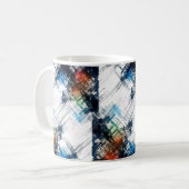 線の分解 コーヒーマグカップ (正面左)