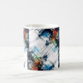 線の分解 コーヒーマグカップ (中央)