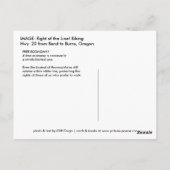 線の右！ ポストカード (裏面)