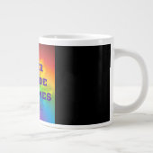 線の外側の色 ジャンボコーヒーマグカップ (右)