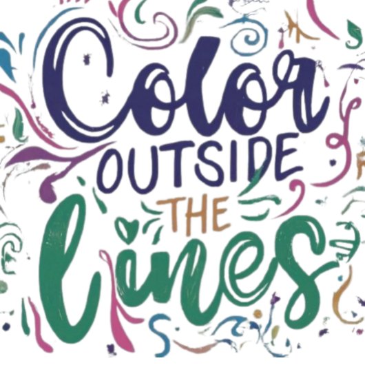 線の外側の色 Tシャツ