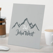 線の山描域のパーソナル化可能なモノグラム