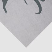 線の山描域のパーソナル化可能なモノグラム 薄葉紙 (詳細)