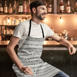 線の抽象芸術 エプロン