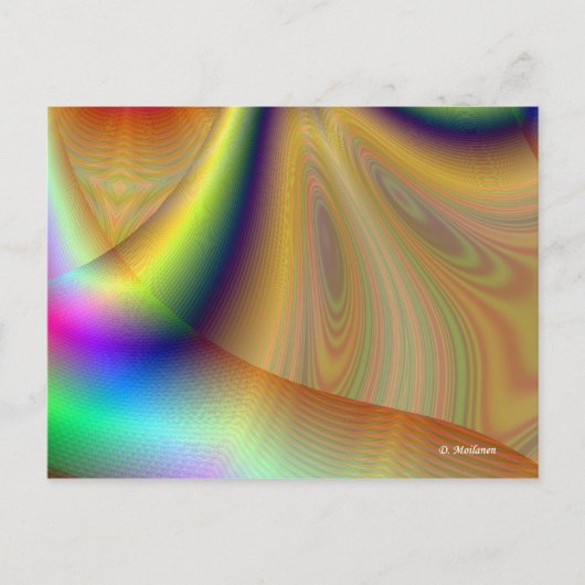 線の流れ ポストカード (正面)