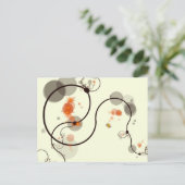 線の端3はがき ポストカード (スタンド正面)