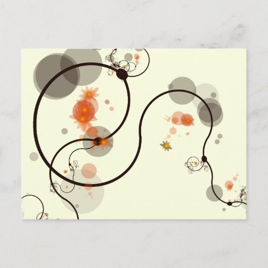 線の端3はがき ポストカード (正面)