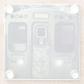 線の終点 ガラスコースター (裏面)