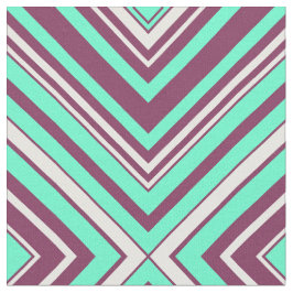 線の色は紫とアクアカラー ファブリック