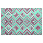 線の色は紫とアクアカラー ファブリック (ファットクウォーター)