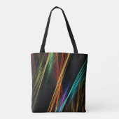 線は背景光を輝かせる トートバッグ (裏面)