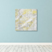 線よくはしゃぐ水色プリント キャンバスプリント (インサイチュ (ウッドフロア))