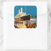 線をオーストラリアに向ける スクエアシール (バッグ)