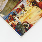 線をオーストラリアに向ける フリースブランケット (角)