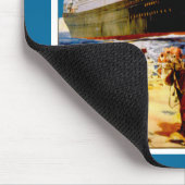 線をオーストラリアに向ける マウスパッド (コーナー)