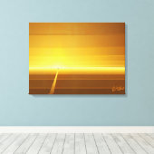 線を歩く キャンバスプリント (インサイチュ (ウッドフロア))