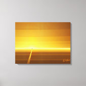 線を歩く キャンバスプリント (正面)