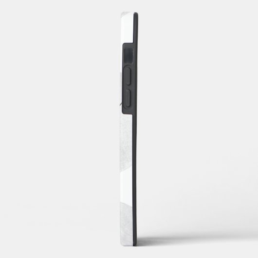 線エレガントスケッチ顔グレー Case-Mate iPhoneケース (裏面 / 左)