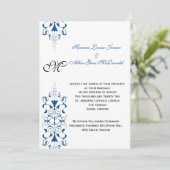 線エレガント 招待状 (スタンド正面)