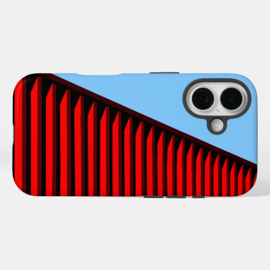 線カッコいい線パターン Case-Mate iPhoneケース (裏面 (横))