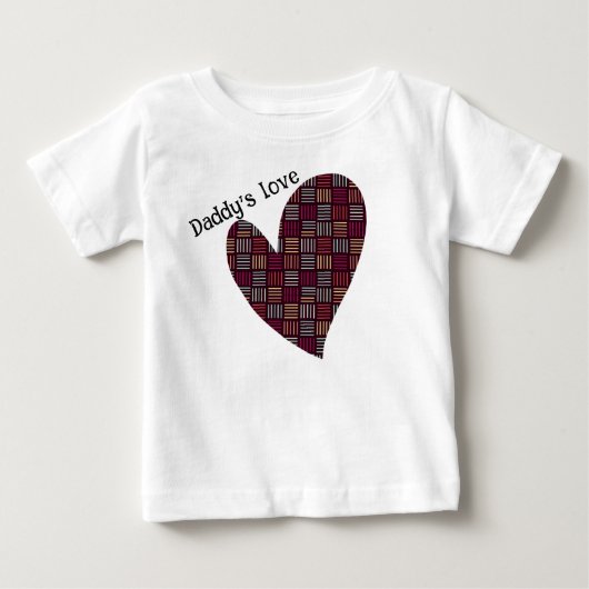 線カラフルの2乗 ベビーTシャツ (正面)