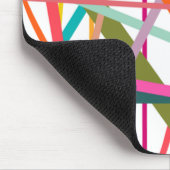 線カラフル分  マウスパッド (コーナー)