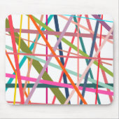 線カラフル分  マウスパッド (正面)