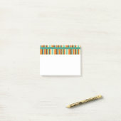 線ストライプ線 ポストイット (デスク上)