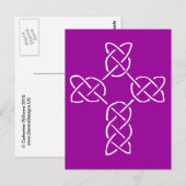 線セ独身のルトスタイル十字架 ポストカード (正面/裏面)