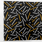 線パターン4 三つ折りクリスマスカード (内部最初)