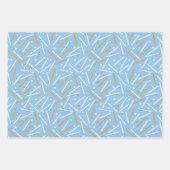 線パターン6 ラッピングペーパーシート (正面3)