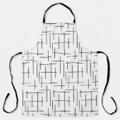 線パターン エプロン (正面)