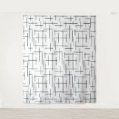 線パターン タペストリー (正面)