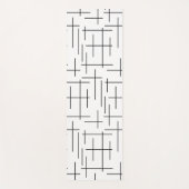 線パターン ヨガマット (正面)