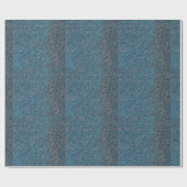 線モダン青 ラッピングペーパー (フラット)