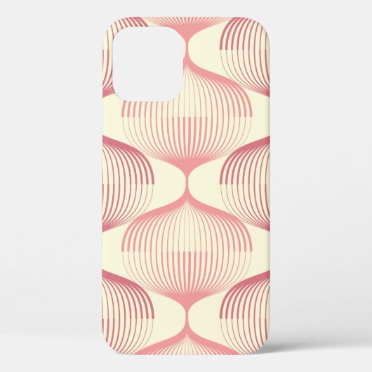 線付きのジオメトリのシームレスなパターン背景。A Case-Mate iPhoneケース (裏面)