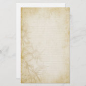 線付きフローラメモ紙 便箋 (正面/裏面)