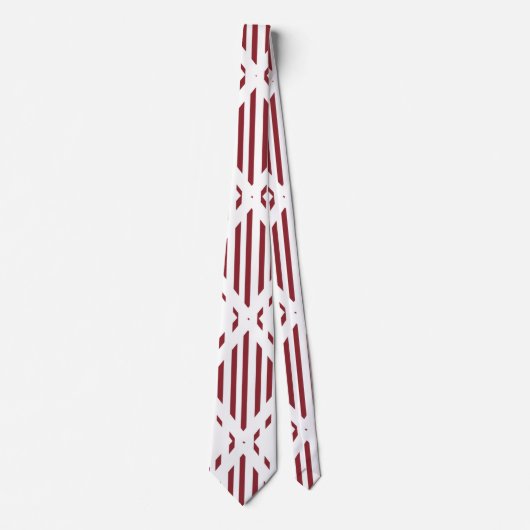 線付き六角形 ネクタイ (正面)