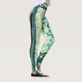 線分と曲線 レギンス (右)