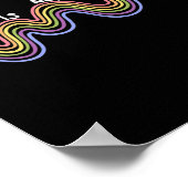 線形ではないメンタルヘルス認識度虹 ポスター (角)