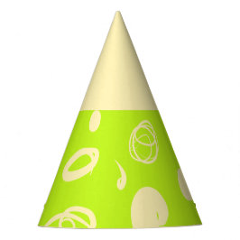 線形パターンとスポットデザインパーティー帽子 パーティーハット