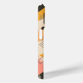 線形パターンの抽象芸術背景 Case-Mate iPhoneケース (裏面 / 右)