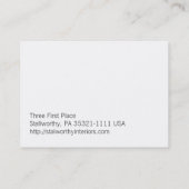 線形勾配の空CCFFFF-000066 名刺 (裏面)