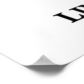 線形思考を持つだけで統計の回帰ユーモア ポスター (角)