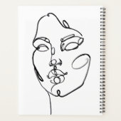 線形思考 – 顔 プランナー手帳 (裏面)