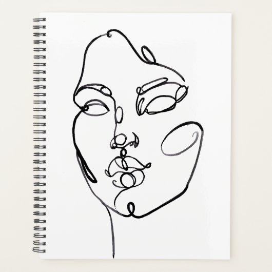 線形思考 – 顔 プランナー手帳 (正面)