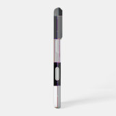 線形抽象芸術幾何学的イリュージョン iPhone 16ケース (右側面)